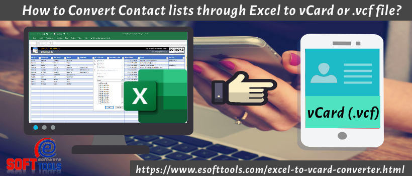 How to Convert Contacts List from Excel to vCard or .vcf file?