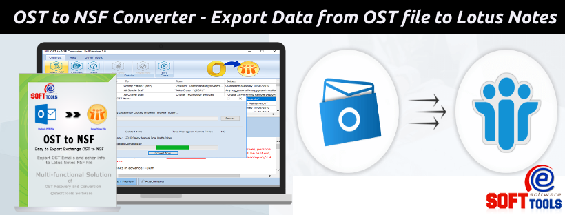 OST to NSF Converter – Export Data from OST file to Lotus Notes