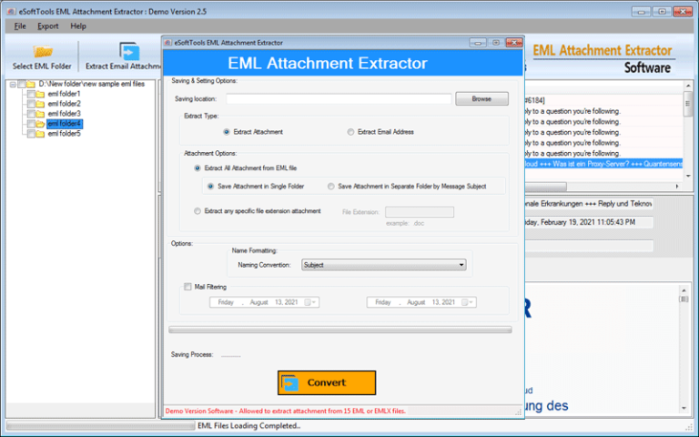 How to Get Attachment from EML file? Best Solution