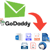 GoDaddy email saving formats