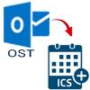 convert ost calendar to ics