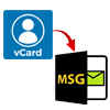 Convert vCard to MSG