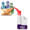 Import Eudora Mail folders to Zimbra TGZ files
