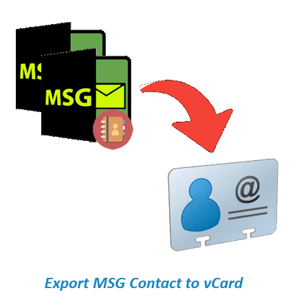 convert msg to vcard files