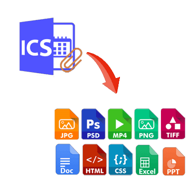 Anhänge aus ICS-Dateien extrahieren