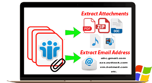 nsf extract attachments & email address