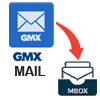GMX mail folders export to mbox