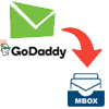 export GoDaddy mail folders to MBOX