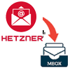 e-mailmappen exporteren van Hetzner naar mbox