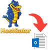 hostgator mail emails to Outlook PST
