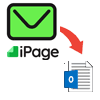 ipage email to outlook pst