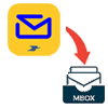 eksport folderów pocztowych z LaPoste do mbox