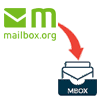 Exportación de carpetas de correo de Mailbox.org a mbox