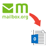 Correo electrónico de Mailbox.org a Outlook PST