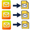 save QQ mail each email in separate file