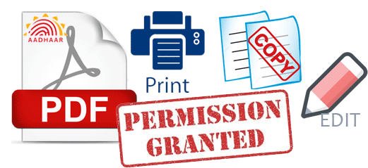 remove restrictions from PDF