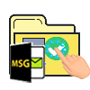 MSG item/folder selection for export