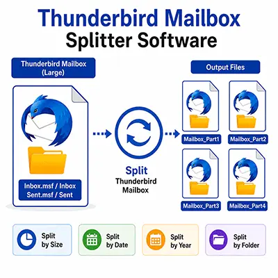 split thunderbird files