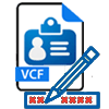 naming new vCard/VCF files