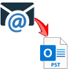 webmail account mail folders to pst