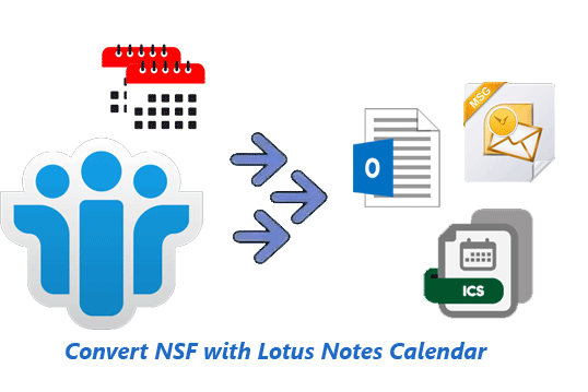Konvertieren Sie Lotus Notes NSF-Dateien mit Kalenderereignisdaten