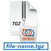 zimbra tgz file naming