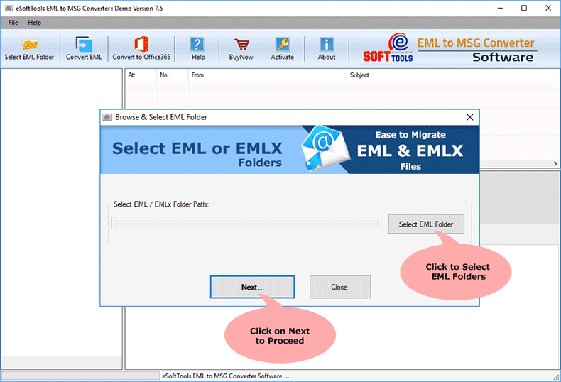 add eml folder to msg conversion