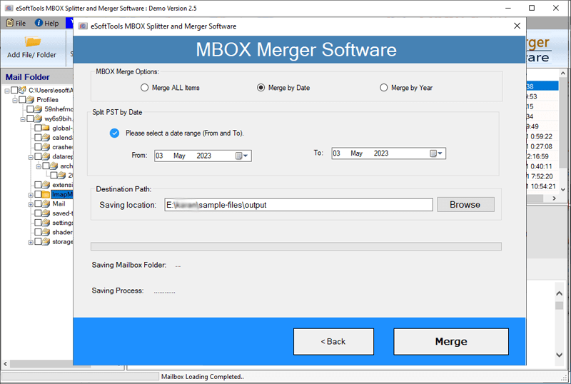 date-wise merge mbox merge by date