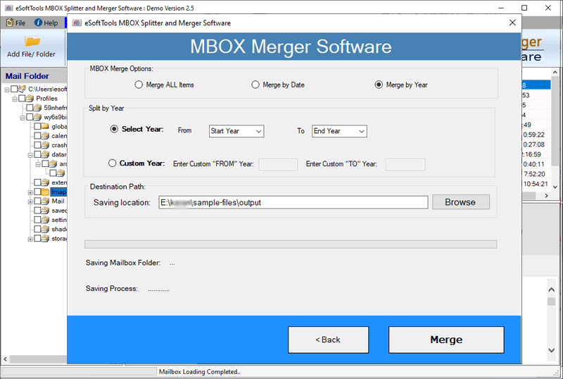 MBOX merging by year MBOX file merge by year