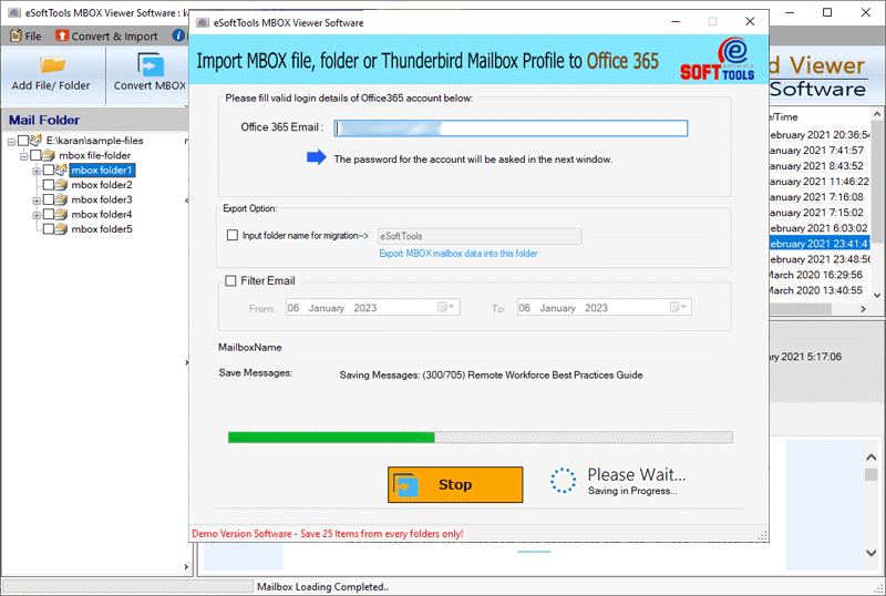 Migrate MBOX to Office 365 MBOX to Office365 migration