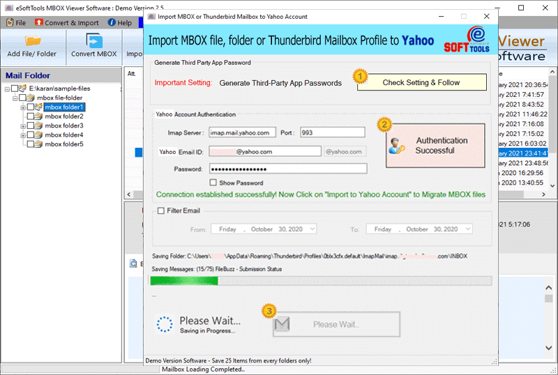 migrate mbox to Yahoo Mail import mbox to Yahoo mail