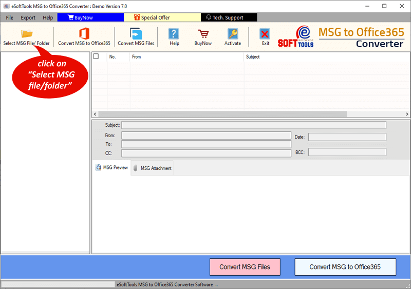 msg to office 365 converter
