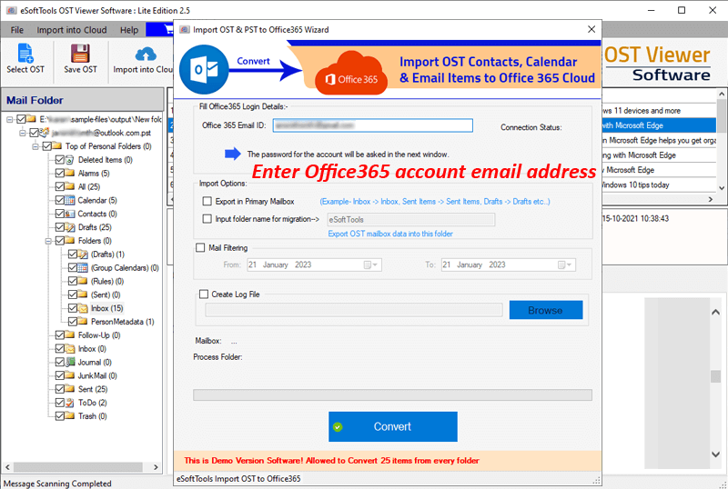 login to Office365 account ost to Office365 login