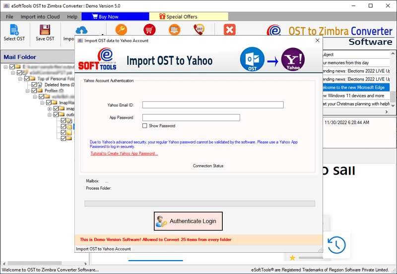 ost to Gmail login