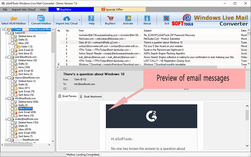 windows live mail converter